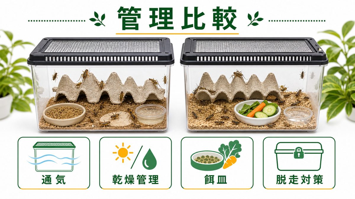 管理・繁殖のしやすさ比較の要点をまとめたカメレオン・爬虫類飼育インフォグラフィック