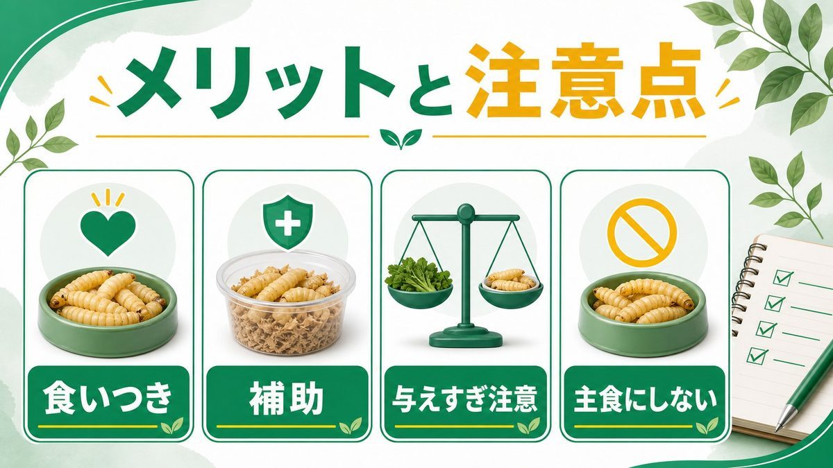 ✅ 爬虫類へのメリットとデメリットの要点をまとめたカメレオン・爬虫類飼育インフォグラフィック