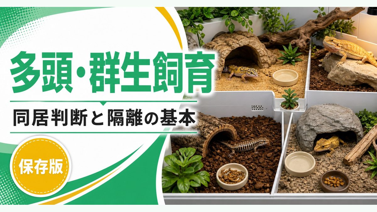 健康管理と病気対策の要点をまとめたカメレオン・爬虫類飼育インフォグラフィック
