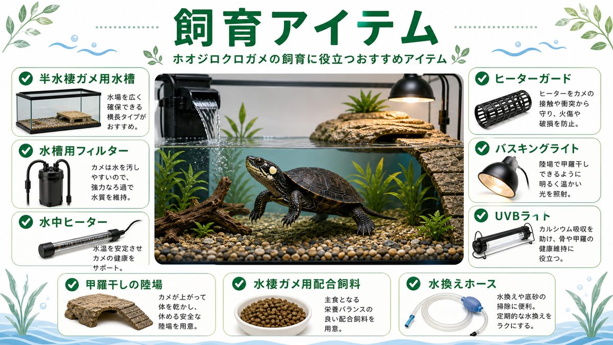 飼育に役立つおすすめアイテム(Amazon)の要点をまとめたカメレオン・爬虫類飼育インフォグラフィック