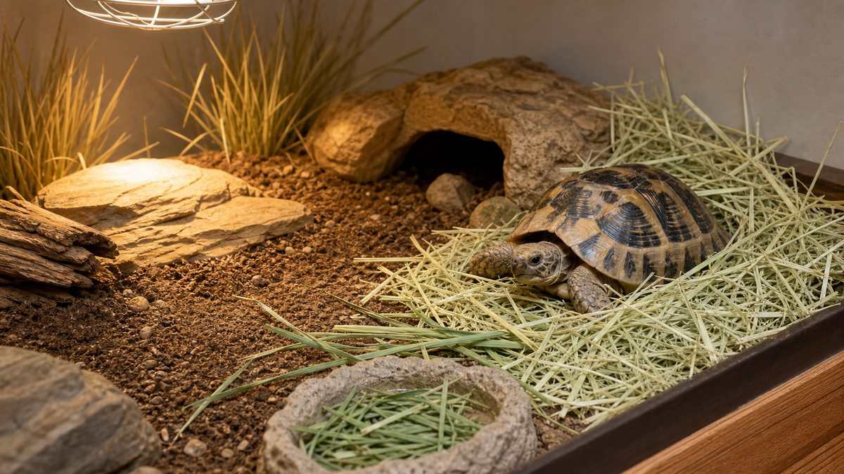 乾燥系の名脇役|牧草(チモシーなど)の要点をまとめたカメレオン・爬虫類飼育インフォグラフィック