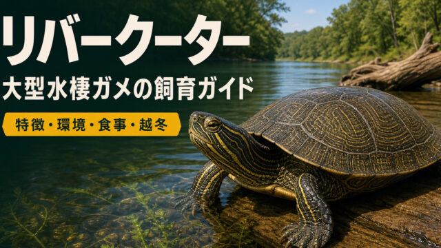 北米の川辺にいるリバークーターと特徴・環境・食事・越冬を示すIMAGE2アイキャッチ